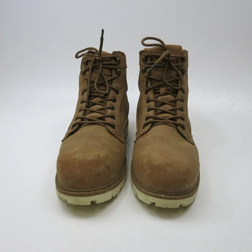 Lugz Nubuck Padded Leather Boots Hiking Work Boot Footwear Shoe's Men's Sz 13